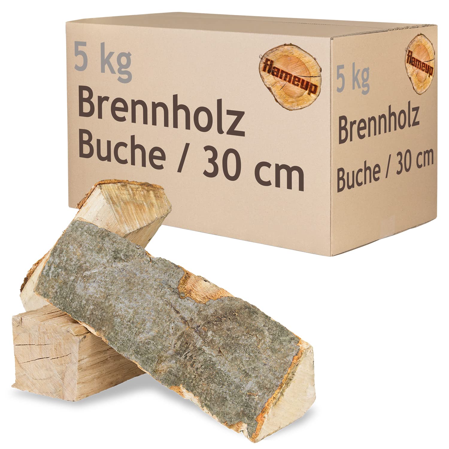 Drewno opałowe, kominkowe, do pieca, grilla, koksownika, bukowego w szczapach 30 cm, ilość: 30 kg