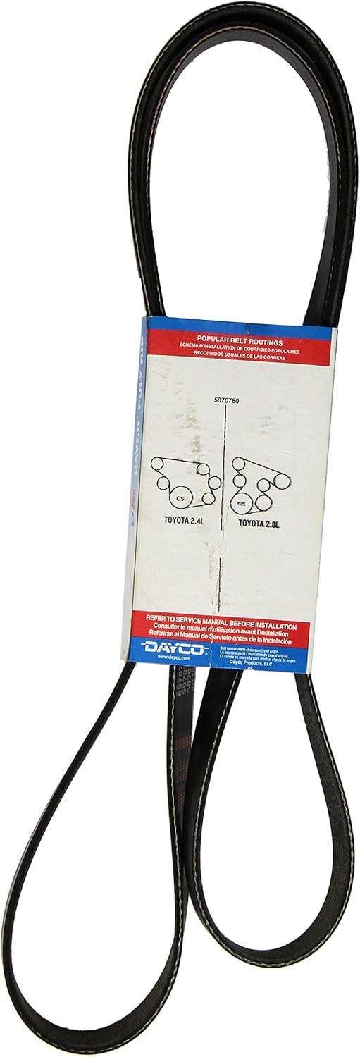 Dayco 5070760 Serpentine Belt , Black