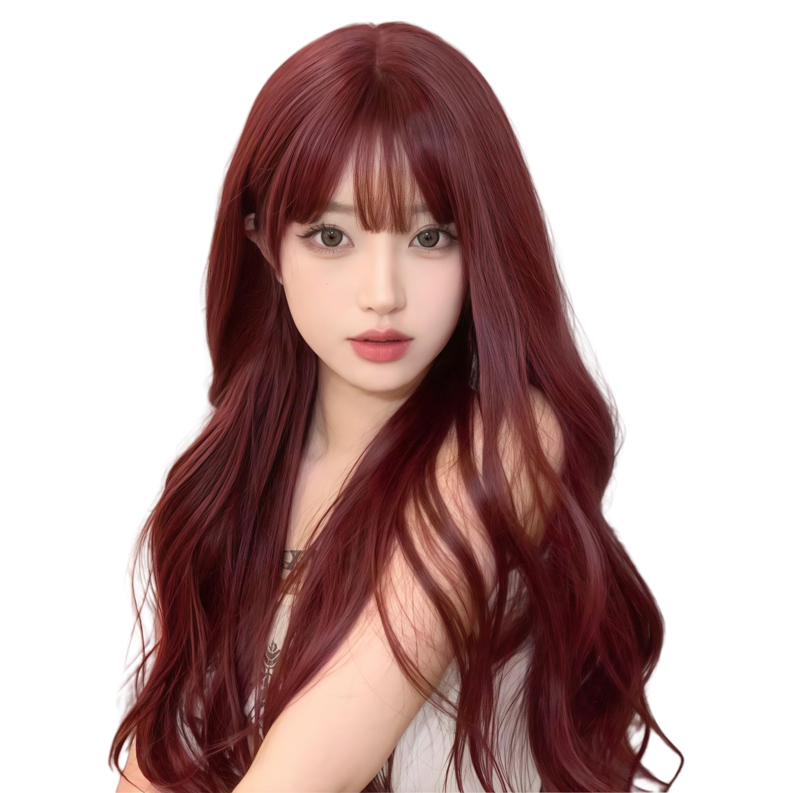 Amazon.co.jp: Sizuuenn 女性用 レディースフルウィッグ ロング カール