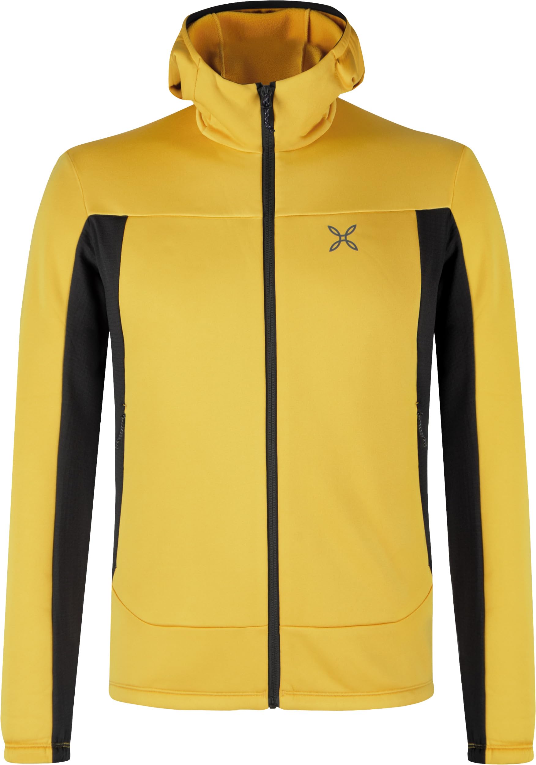 MONTURA Pulse Hooded Uomo, Felpa Full Zip per Outdoor e Tempo Libero