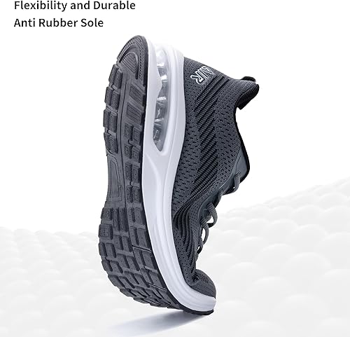 Miniatura 5 de BEOAPT Zapatos deportivos para correr para hombre, transpirables, transpirables, para caminar, gimnasio, entrenamiento, al aire libre, zapatos