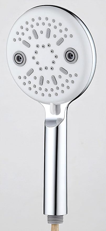 Carnival ABS Adjustable Multi Function (5 Mode) Hand Shower(Chrome Finish) For Bathroom | Hand Shower Set With 1.5 Meter Tube (Pipe) and Wall Hook | MIST, MASSAGE & RAIN FLOW