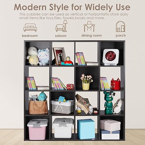 Miniatura 76 de PACHIRA E-Commerce Estantería de almacenamiento de 6 cubos de EE. UU., estante unitario, armario de armario, estante organizador de estantería en