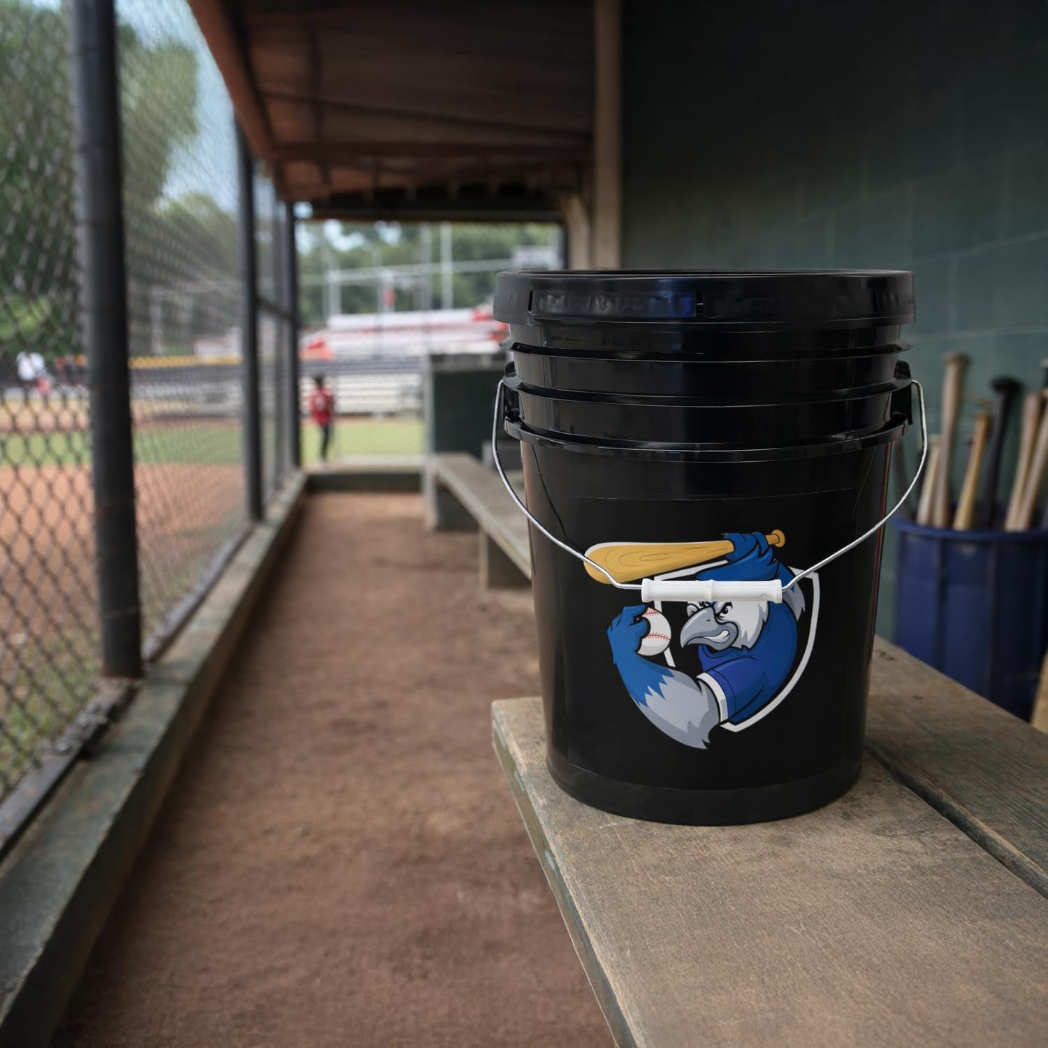 Custom Logo Baseball Bucket - Durable 5-Gallon Storage with Personalized Team Logo (10)