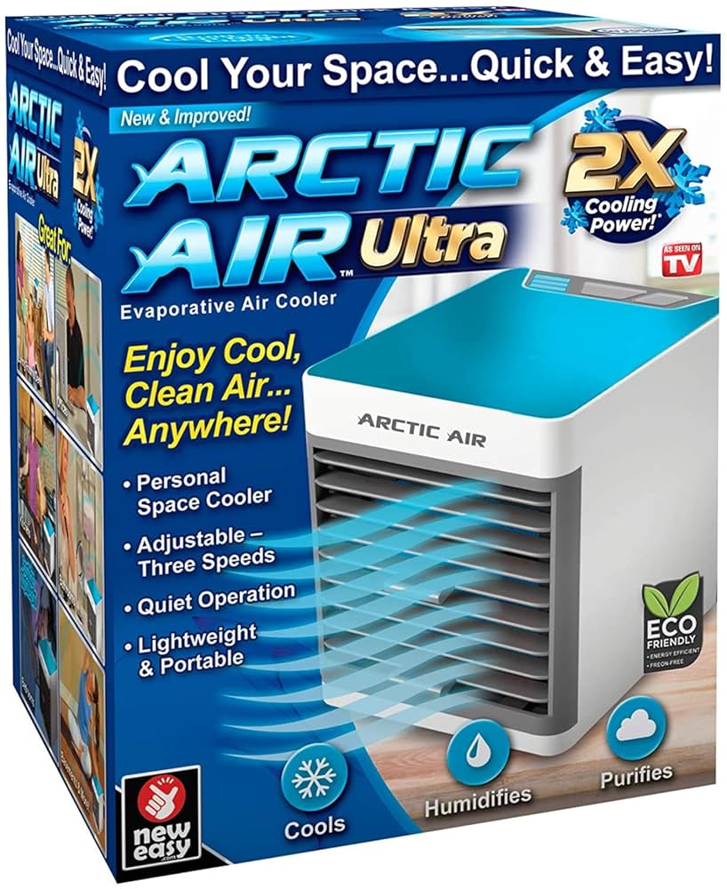 オンテル アークティック ウルトラ蒸発 ポータブル エアコン Arctic Air Ultra Evaporative Air Cooler By Ontel - Powerful