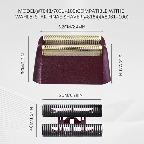 Miniatura 3 de Cabezales de repuesto para hombres, 5 Star Series Finale - Juego de láminas de repuesto para maquinilla de afeitar y conjunto de barra compatible