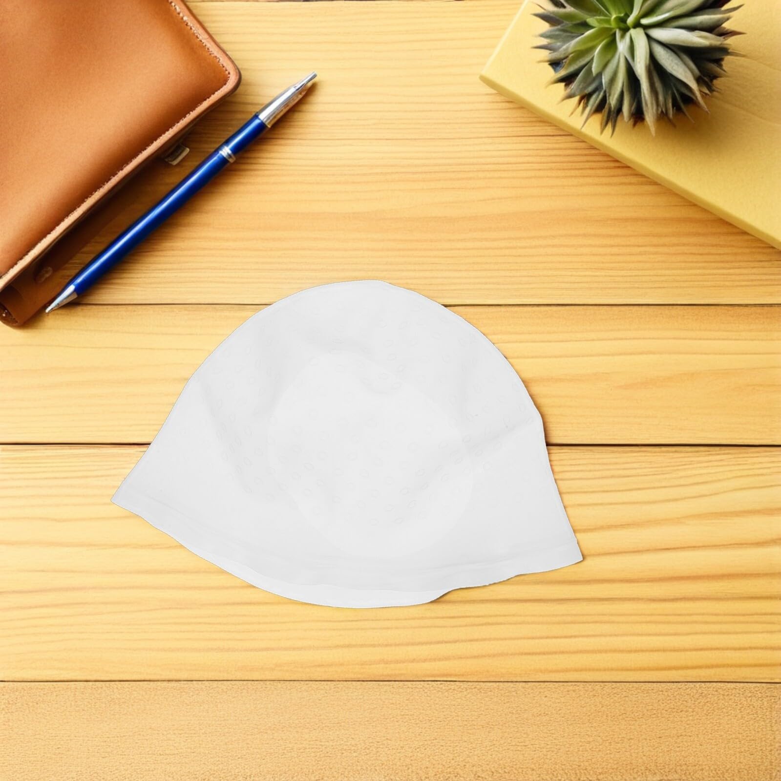 Cuffia per Mèches in Silicone Riutilizzabile con Fori per Evidenziazioni, Cappello da Parrucchiere Delicato per Colorazione Chioma, Kit 6 Pezzi per Uso Professionale e Domestico