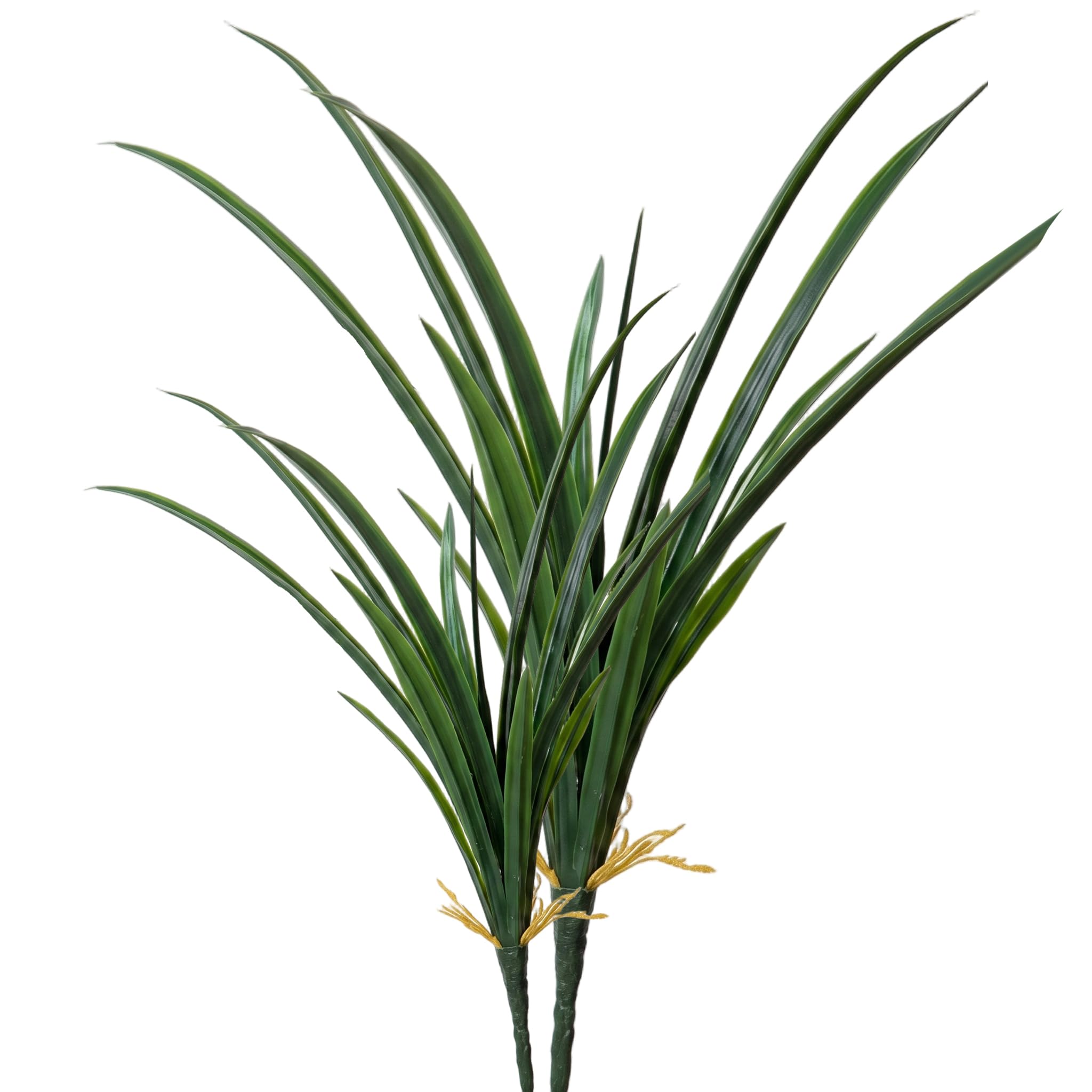 Xoeryoy Gladiolus Grass Stems Artificial 2Pcs Realistic Faux Plant with 2 Size, Real Touch Faux Greenery for Indoor Outdoor Garden Decor, 17.3in & 22.4in ;1