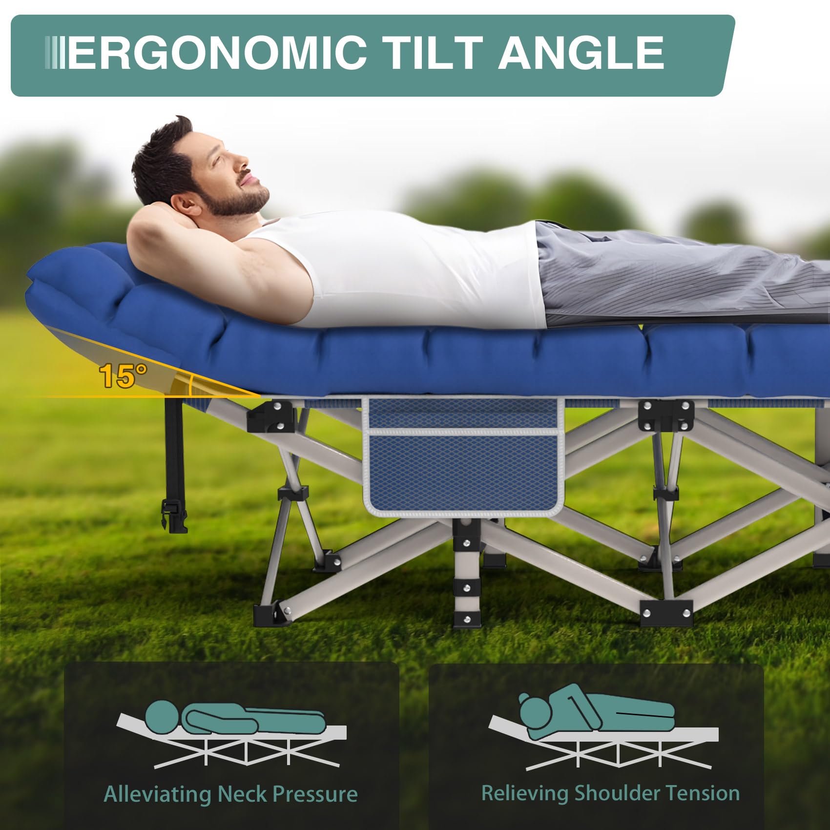 ColemanSlimCaptainChair グリーン新品未使用‼️2脚‼️ Amazon.com: ZENPETIO Folding Camping Cot for Adult, 28In