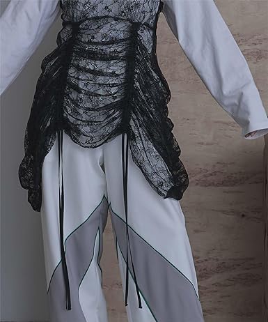 タグ付　クロシェレースキャミ　黒 きらきらレーストップス×サテンキャミワンピースSET