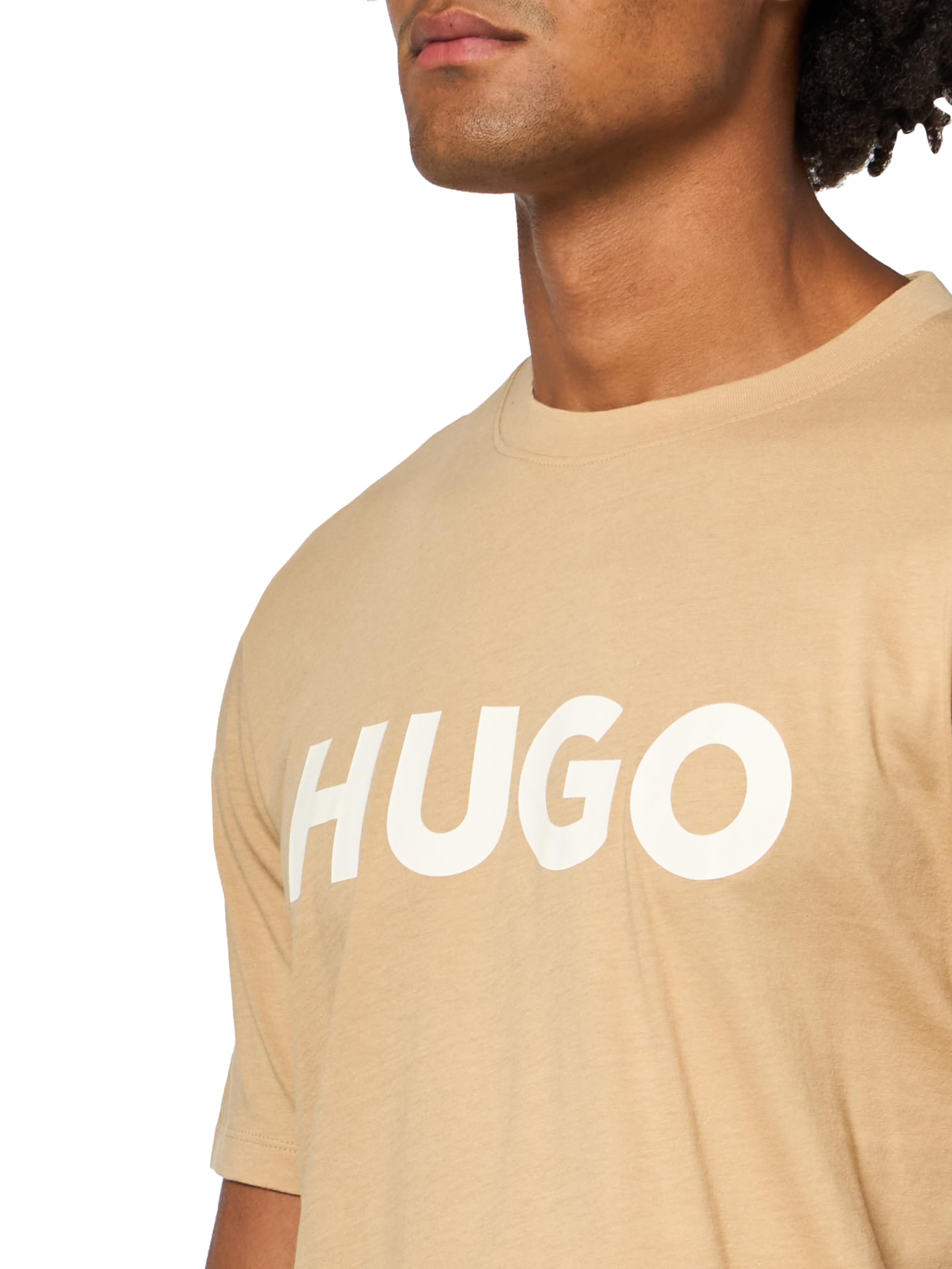HUGO Koszulka z krótkim rękawem z nadrukiem logo Mężczyźni Print Logo Short Sleeve T-shirt (1 w zestawie)