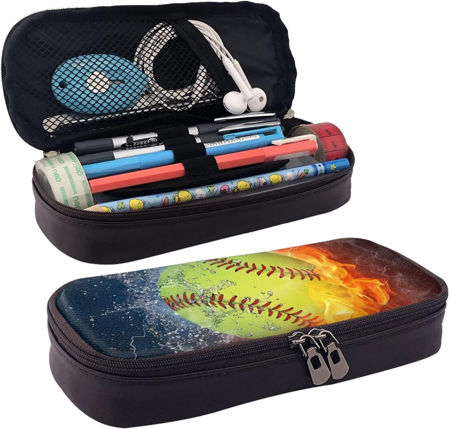 EVANEM Pencil Case Big Capacity Stationery Bag with