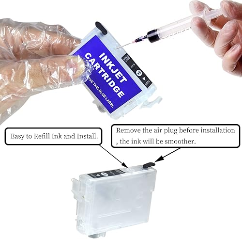 Miniatura 4 de No Chip 212XL - Cartuchos de tinta recargables para sublimación sin chip ni tinta para XP5100 XP4205 XP-3100 XP-2100 XP446 XP30 cartuchos de tinta