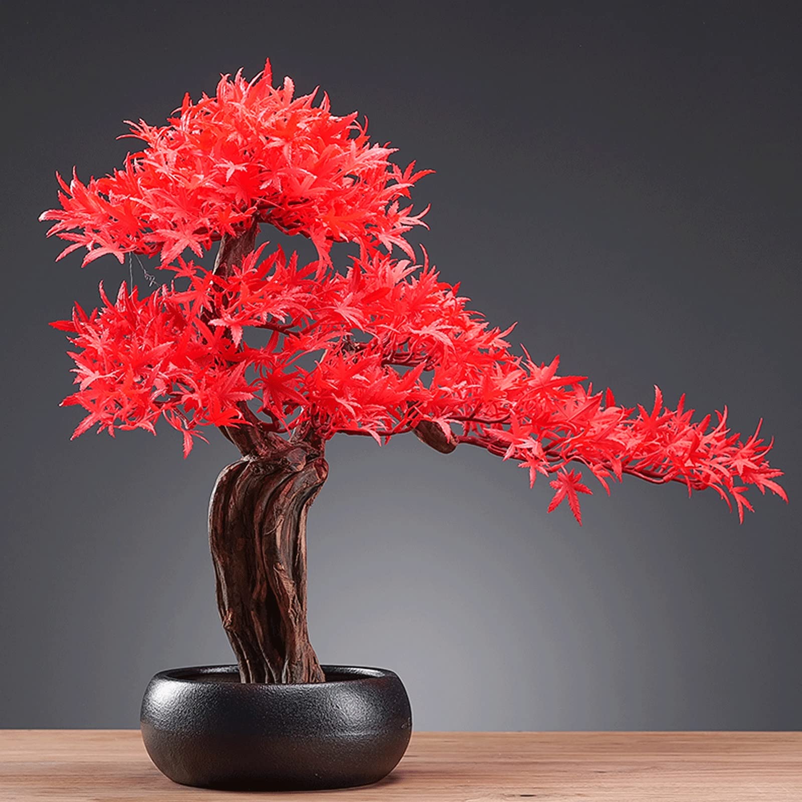 TOMYEUS Piante Artificiali Bonsai Artificiali, Simulazione Pianta in Vaso Fai da Te Bonsai Decorativi, Display da scrivania Falso Albero Ornamenti for casa, Ufficio, Negozio Bonsai Artificiale