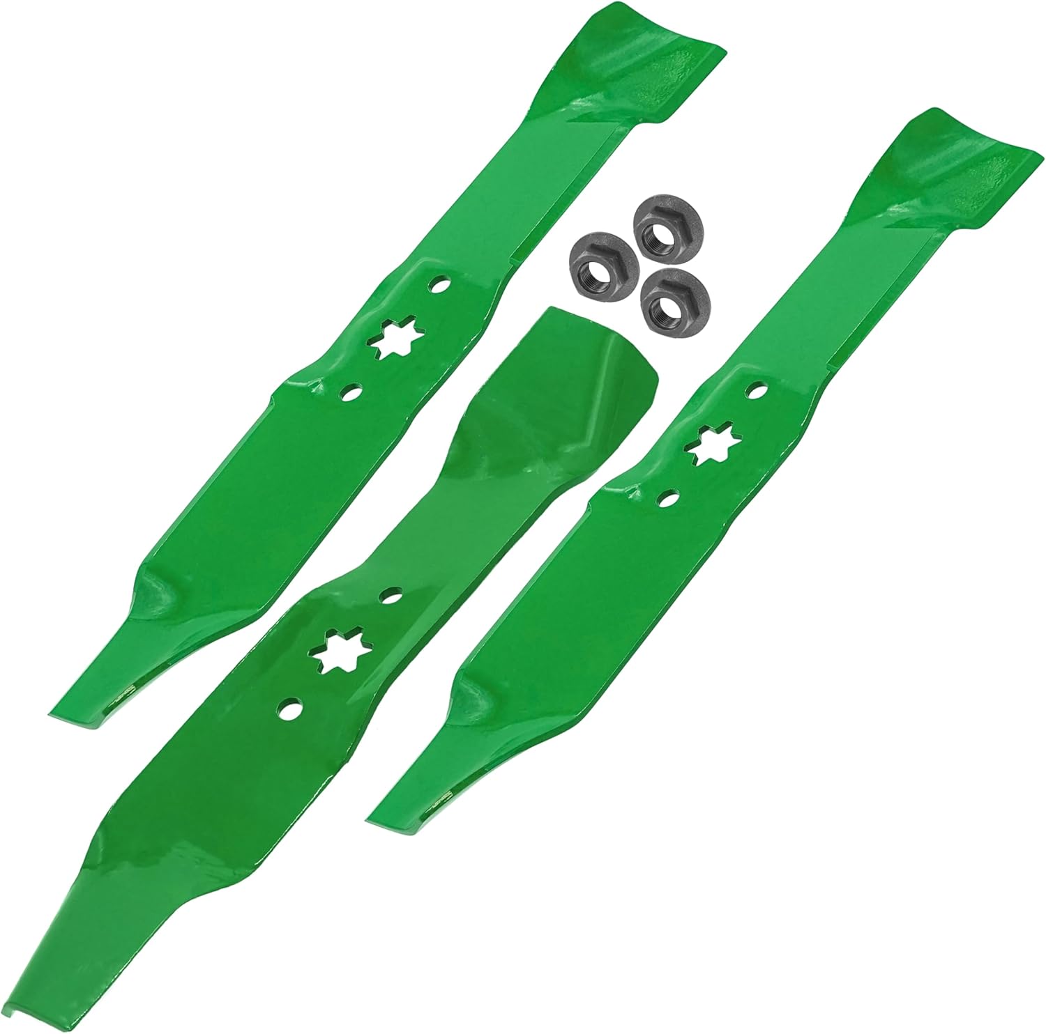 Caltric 46" Mulching Blades Compatible with Cub Cadet i1046 LT1045 LT1046 821 601 602 678