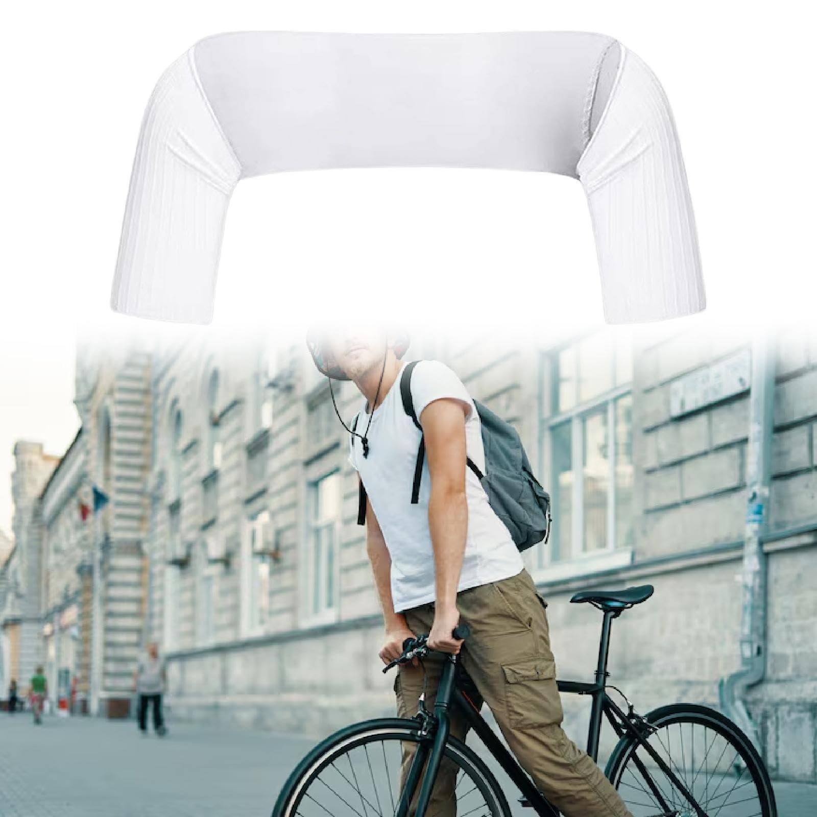 LOVIVER Manicotto da Ciclismo, coprimanicotto per Bicicletta, Leggero, Accessorio Versatile per Equitazione, Donna, Uomo, Unisex, Estivo, Traspirante, ad