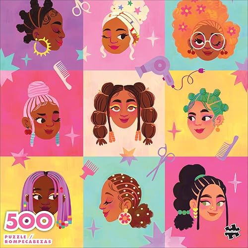 Miniatura 2 de Buffalo Games - Maria Gabriela - Don't Touch My Hair - Rompecabezas de 500 piezas para adultos desafiante rompecabezas perfecto para noches de juego