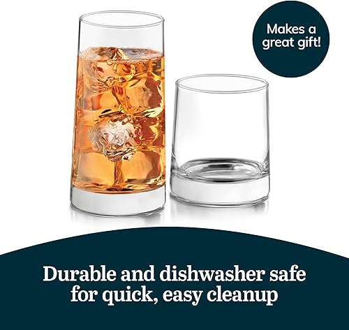 Vista 113 de Libbey Lisbon - Juego de vasos y vasos de 16 piezas Ascent