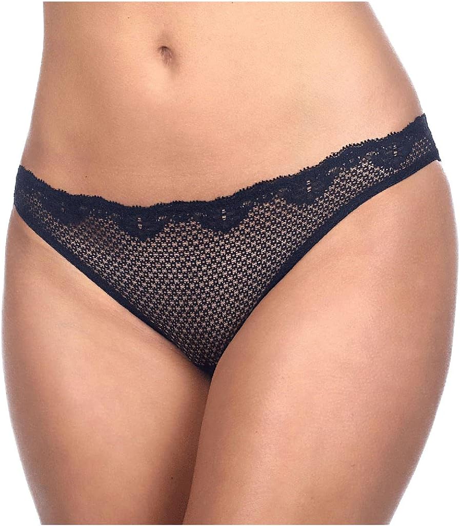 Timpa Women's Alice Lace Low Rise Bikini Panty 630473, Black, L
