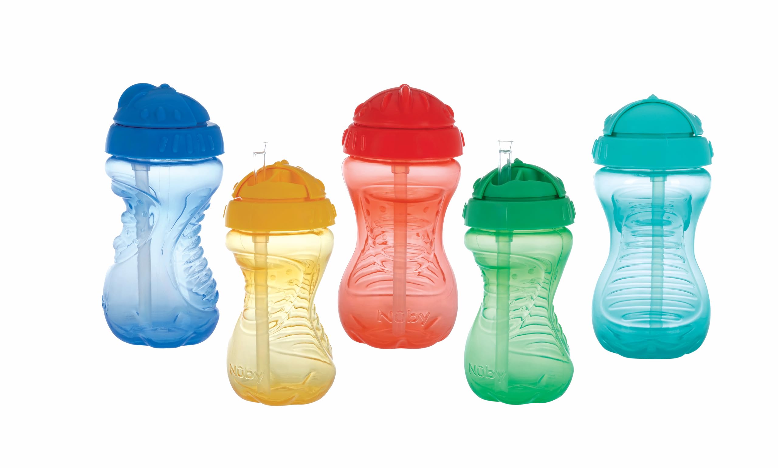 Amazon.com : Nuby 1pk Twist N' Sip No Spill Straw Cup - Colors May
