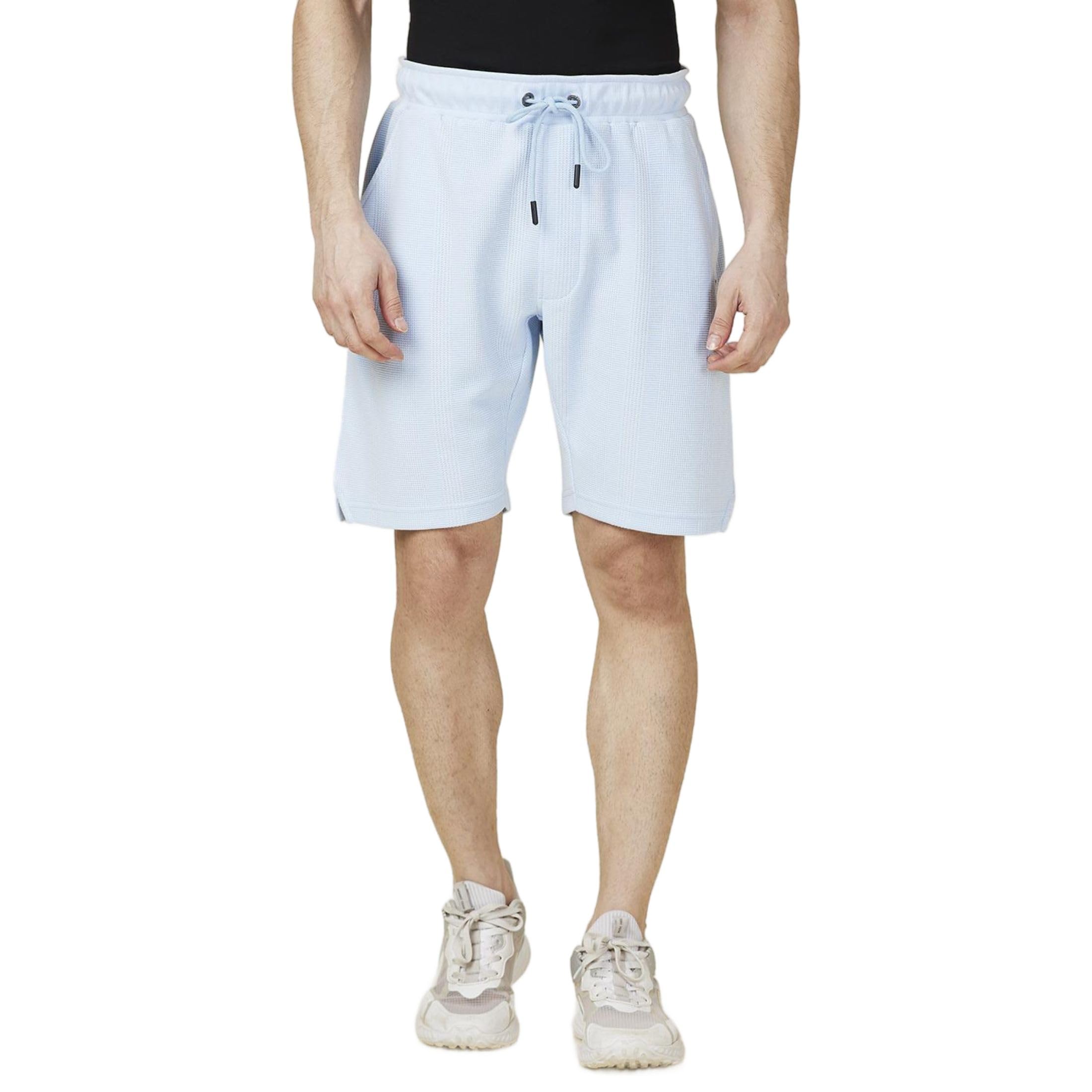 Yellow Regular Fit Shorts for Men Clothing-image-0