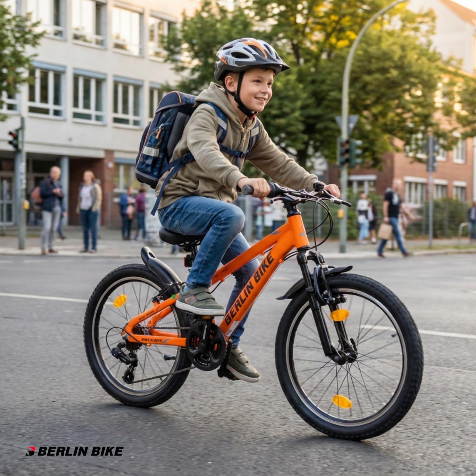 Mountainbike MTB1 Kid: 20 Zoll Aluminiumrahmen, 21-Gang Shimano, Mountainbike