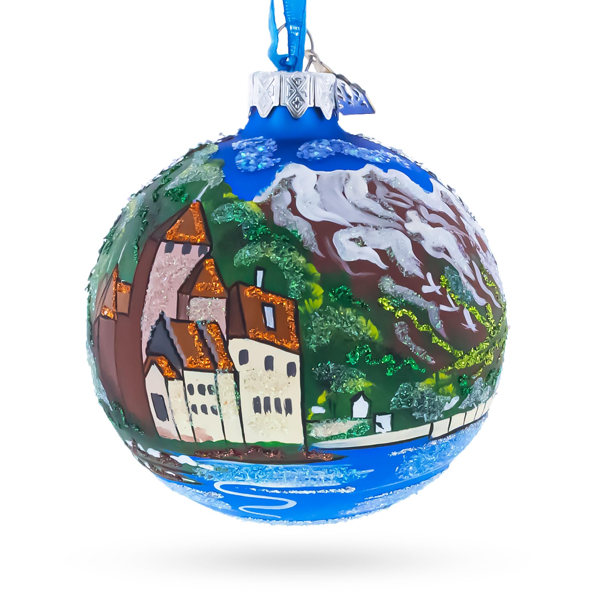 Château de Chillon souvenir du lac de Genève pour décoration de sapin festive