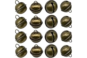 Premium Vintage Brass Jingle Bells for a Festive Charm