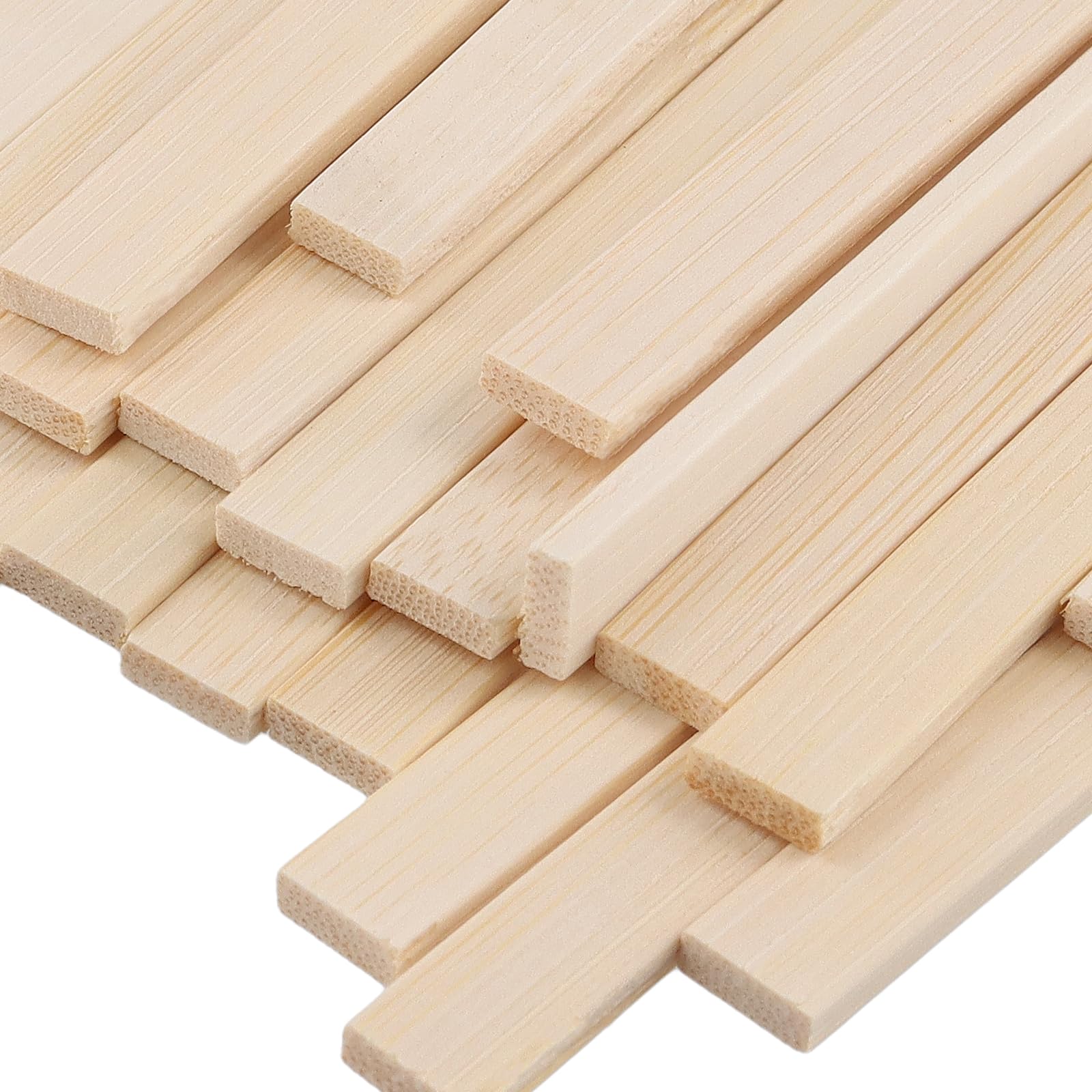 CHUENKUK 600 Stck 300 x 3 x 9 mm Bambus Holzstbe, Natrliche  Bambusstbchen, Quadratisch Bastel Holzleisten fr DIY Handwerk Kunst :  Amazon.de: Kche, Haushalt & Wohnen