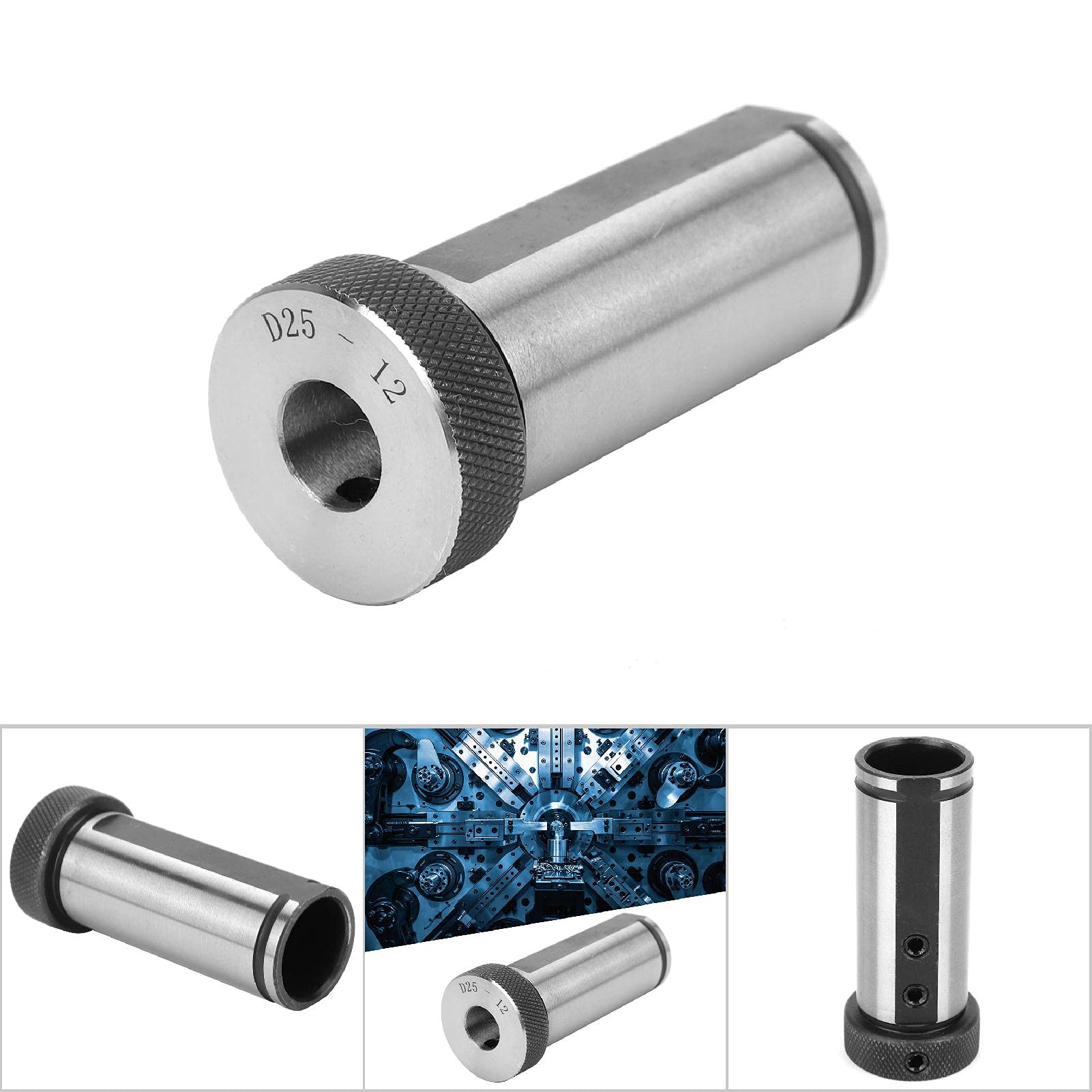 Manicotto Per Trapano ANKROYU D25 MT2 In Acciaio Carbonio - Per Tornio, Fresatura, Alta Precisione E Durezza