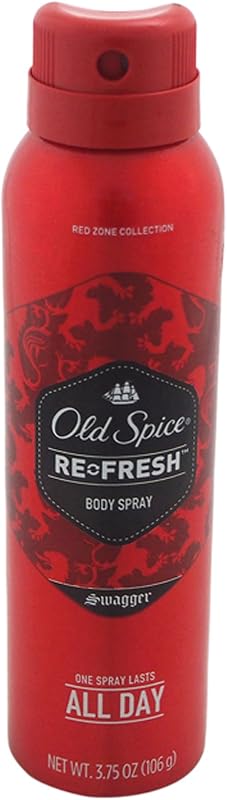 Old Spice Red Zone Swagger Men's Body Spray 3.75 Ounce