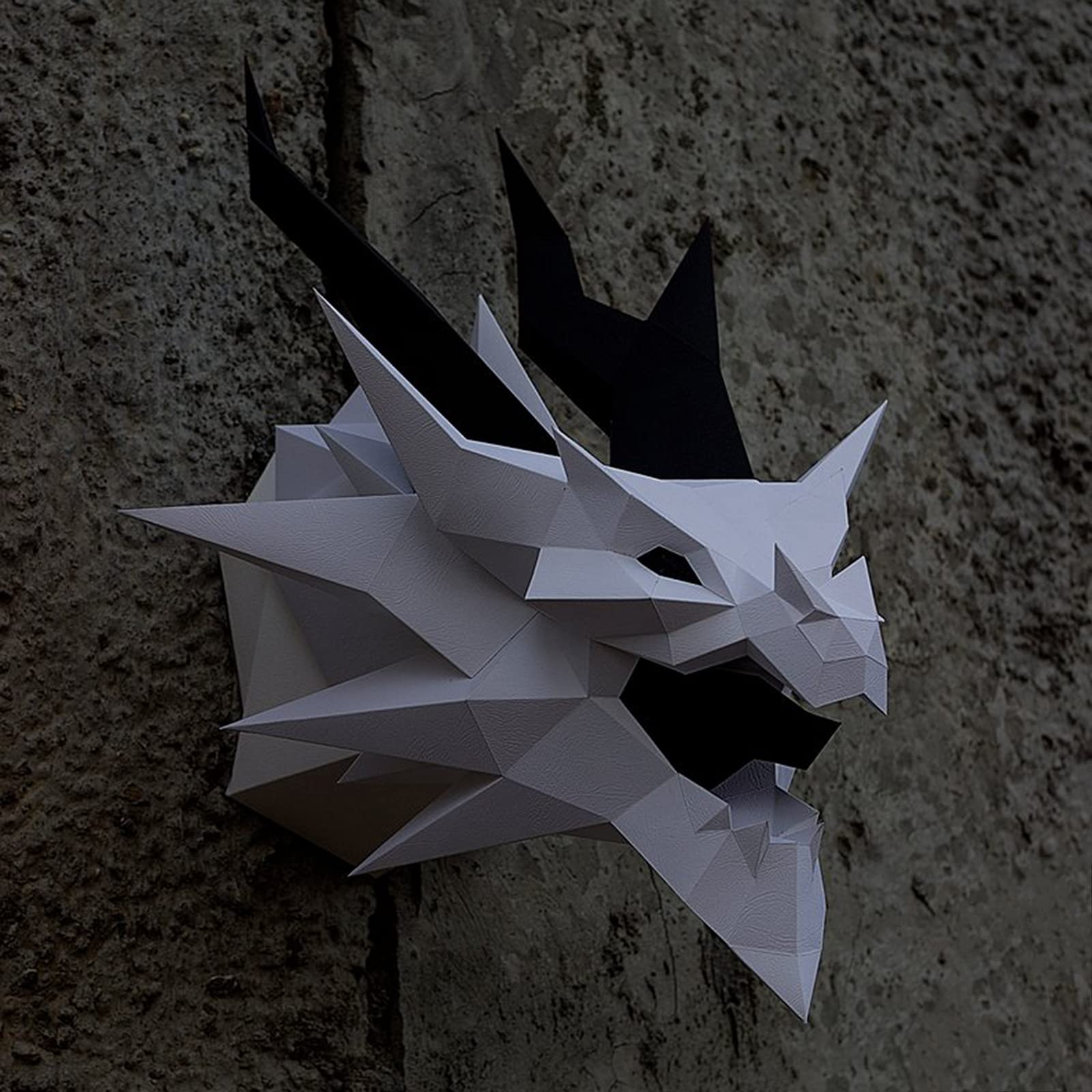 3d Dragon Head Template Dragon Mask | DIY Paper Mask, Printable