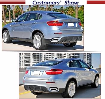Amazon.com: Carbon Fiber Rear Diffuser fits for BMW E71 X6