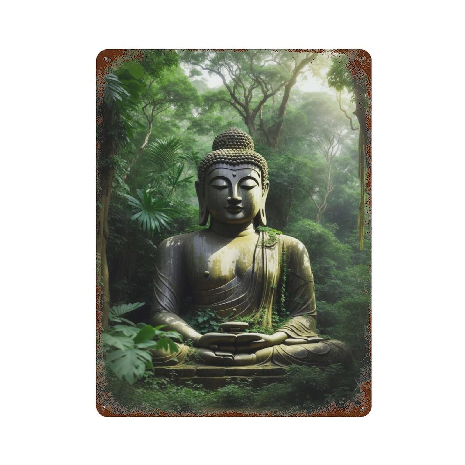 Holy Forest Retro Metal Sign 15.7"x11.8", Classic Wall Plaque for Garage, Pub Or Kitchen