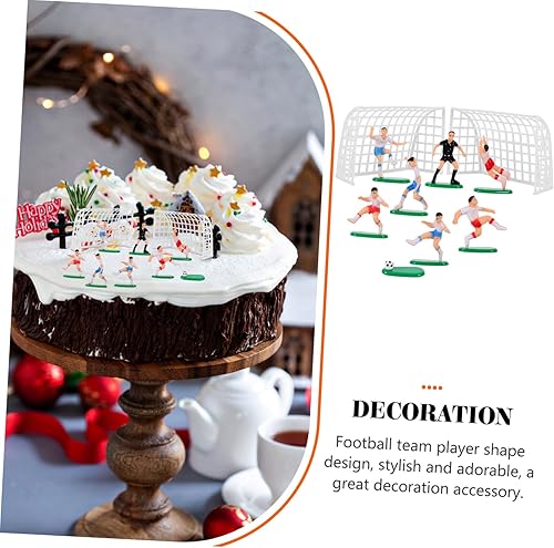 Miniatura 7 de DOITOOL Kit de decoración de fútbol de 8 piezas, decoración de pastel de fútbol, decoración de pastel de fútbol, decoración de pastel de fútbol,