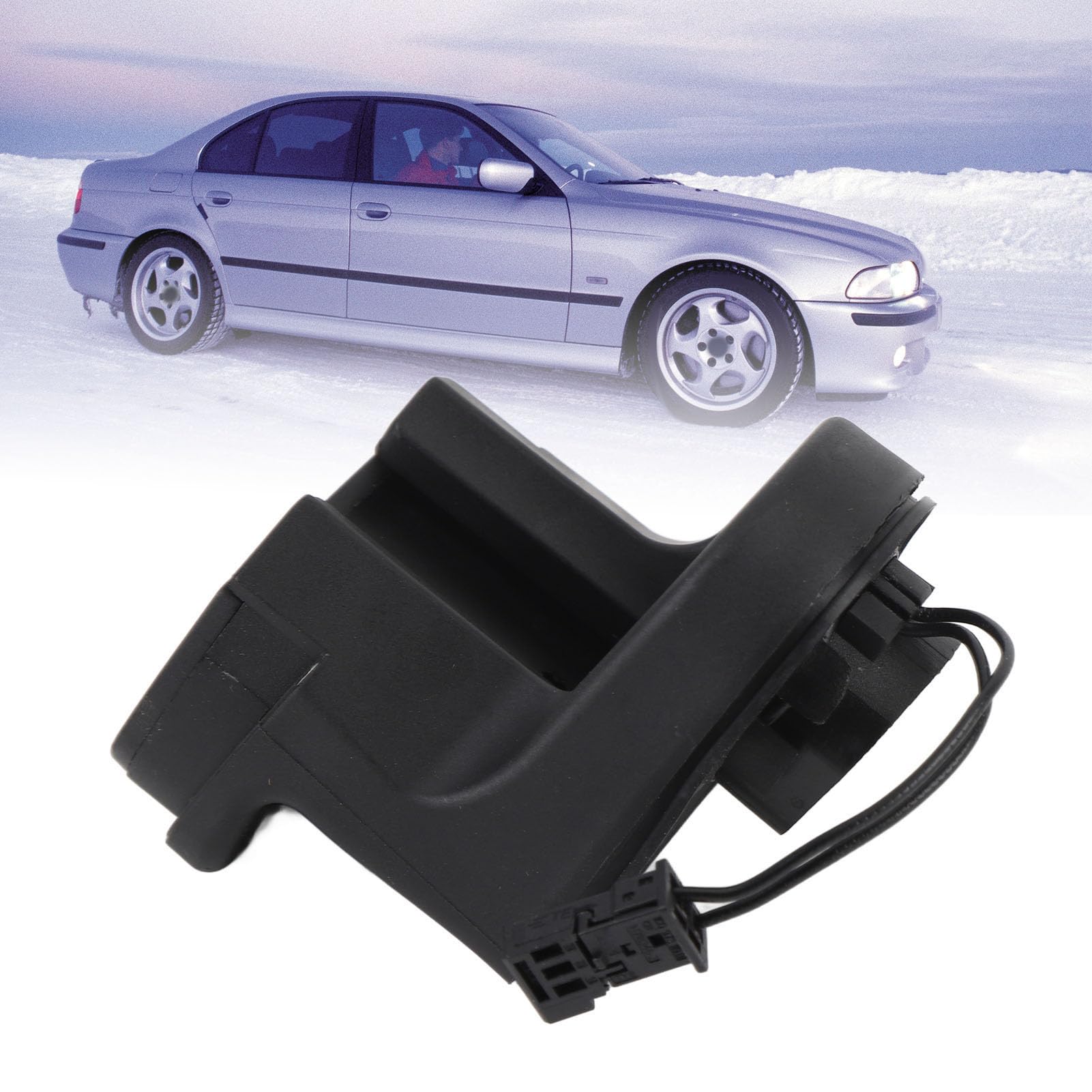 Pulsante chiave del braccio del tergicristallo posteriore con micro interruttore Controllo preciso Materiale ABS durevole per serie 5 E39 1997 al 2003