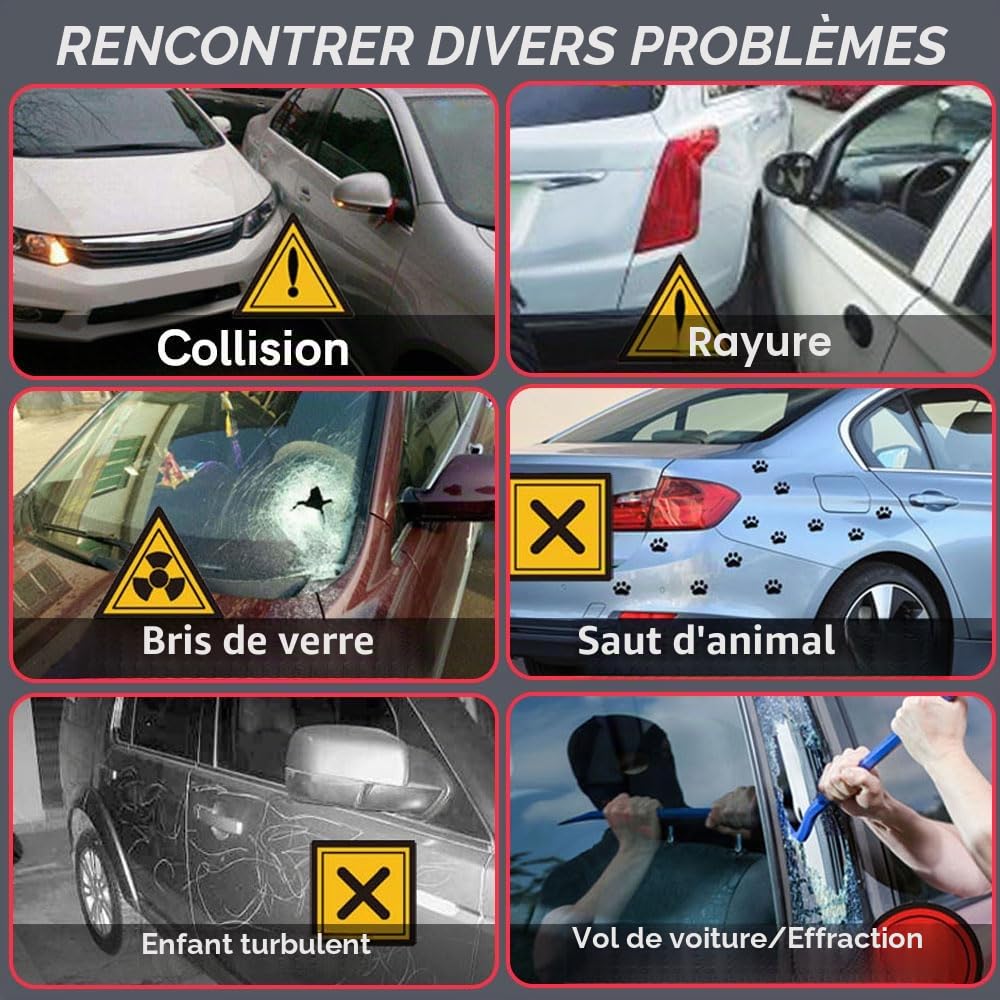 Alarme Universelle de Voiture, système de Protection antivol avec télécommandes, adapté aux Voitures DC12V