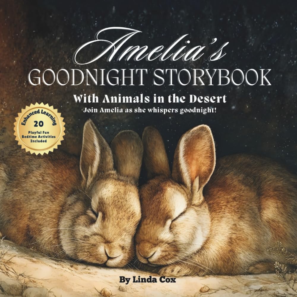 Amelia's Goodnight Storybook with Animals in the Desert: Personalized Book Just for Amelia