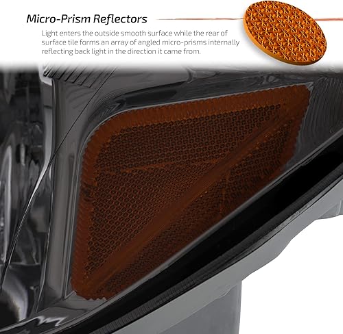 Miniatura 7 de AKKON - Para Toyota 4Runner Sport SUV OE repuesto faros ahumados conductorpasajero faros delanteros par nuevo