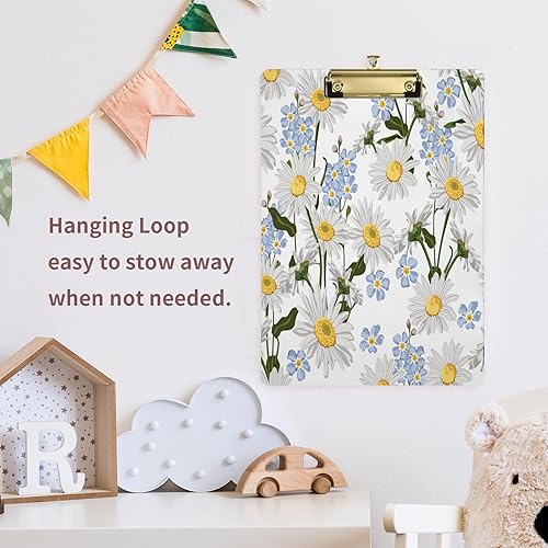 Miniatura 6 de KJIZMO Portapapeles acrílicos con clip de perfil bajo, tamaño estándar A4 de 9 x 12.5 pulgadas para escribir dibujos, tableros de clip para