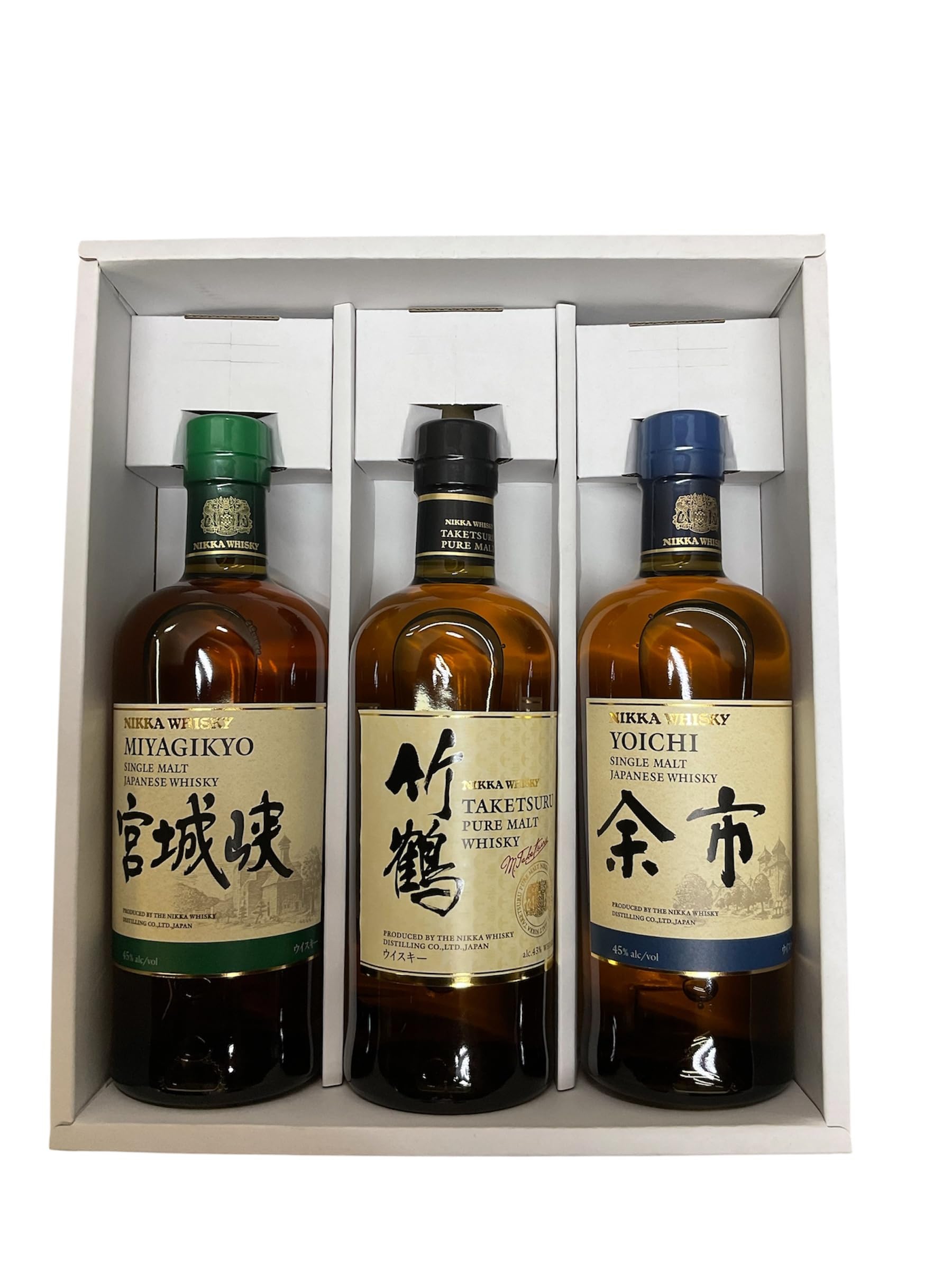 ニッカウイスキー 竹鶴 余市 宮城峡 3本セット Amazon.co.jp: 竹鶴 &余市&宮城峡 ニッカウイスキー700ml×3本セット