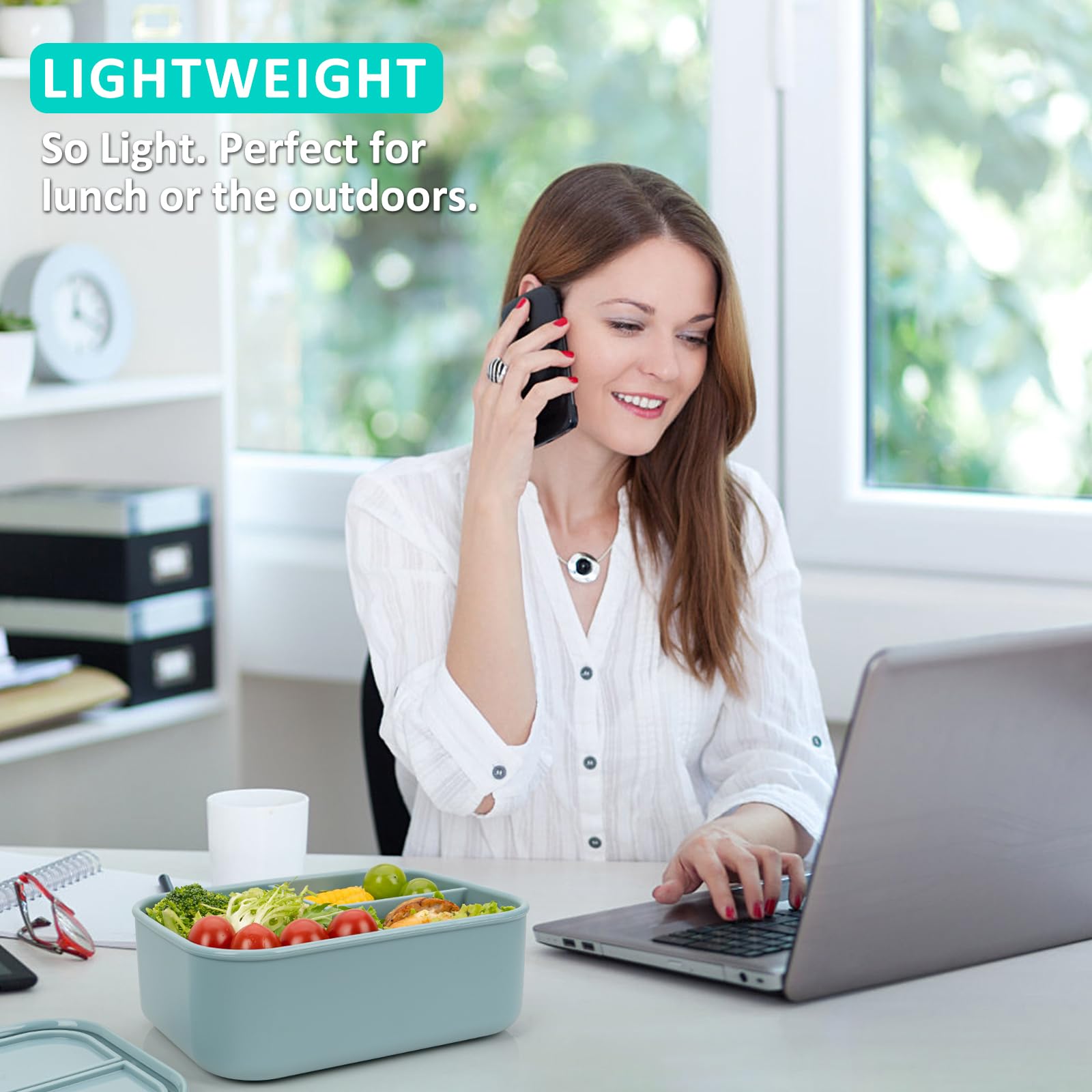 4 Pcs Récipients Alimentaires En Silicone Ensemble De Boîtes De Rangement Déjeuner Bento Box Sans BPA Passe Au Micro-ondes Lave-vaisselle Et Frigo