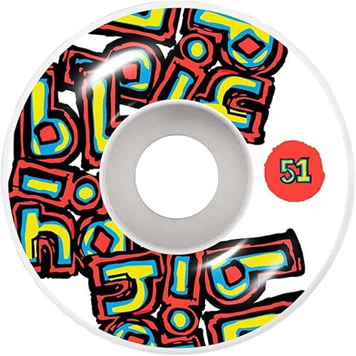 Blind OG - Ruedas apiladas para patineta, color blanco, 2.008 in