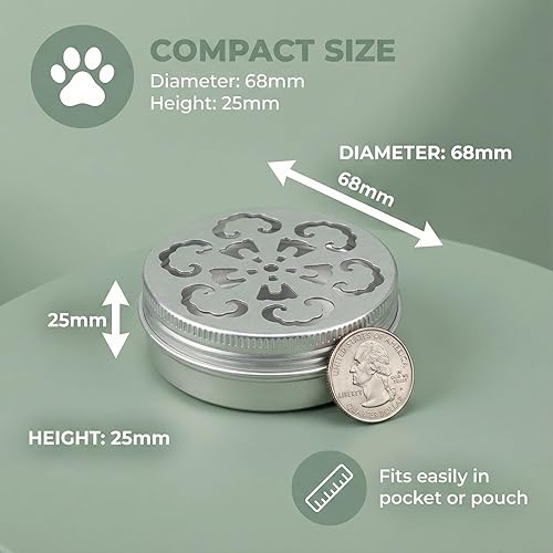 Miniatura 7 de Paquete de 3 recipientes de entrenamiento de aroma de perro para perros, suministros de trabajo de nariz para entrenamiento de aromas, cajas de