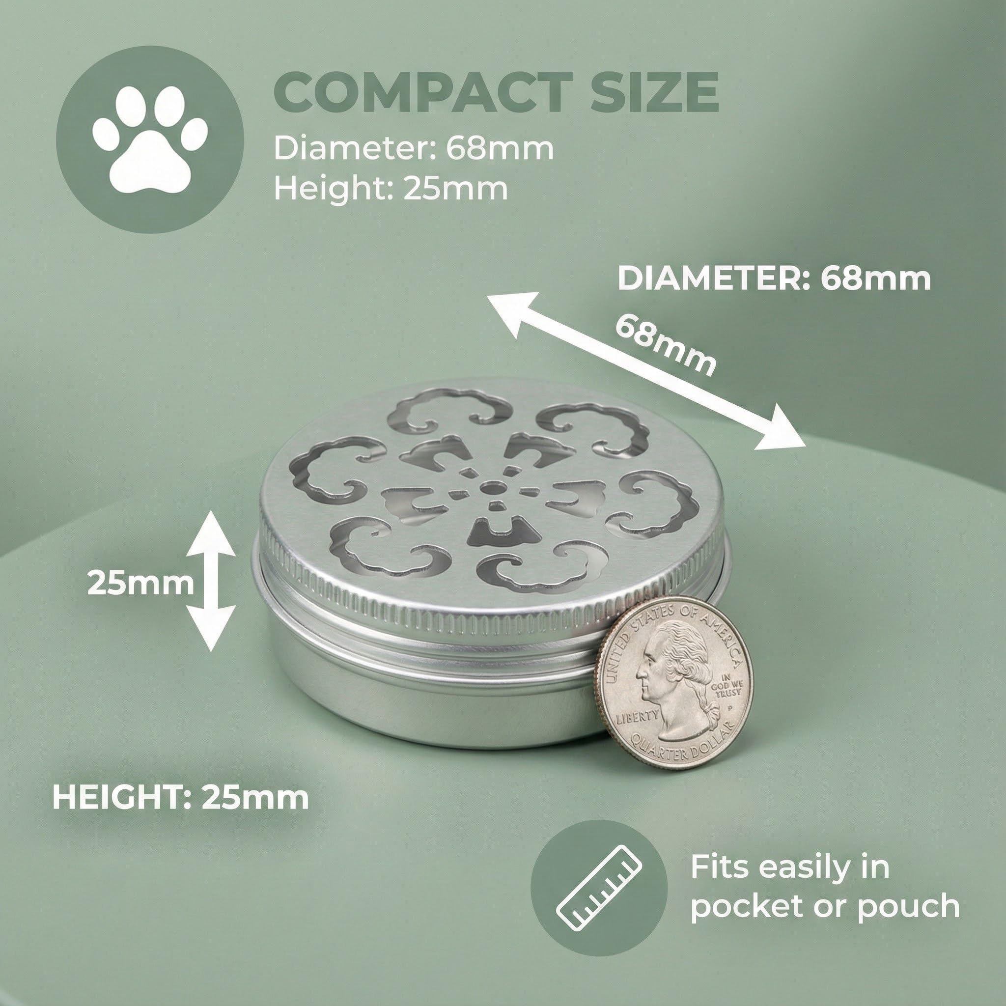 YAFIYGI 3 Pack Dog Scent Training Kit Nosework Containers for Dogs, Nose Work Supplies for Scent Training, Aluminum Dog Scent Boxes - image 7
