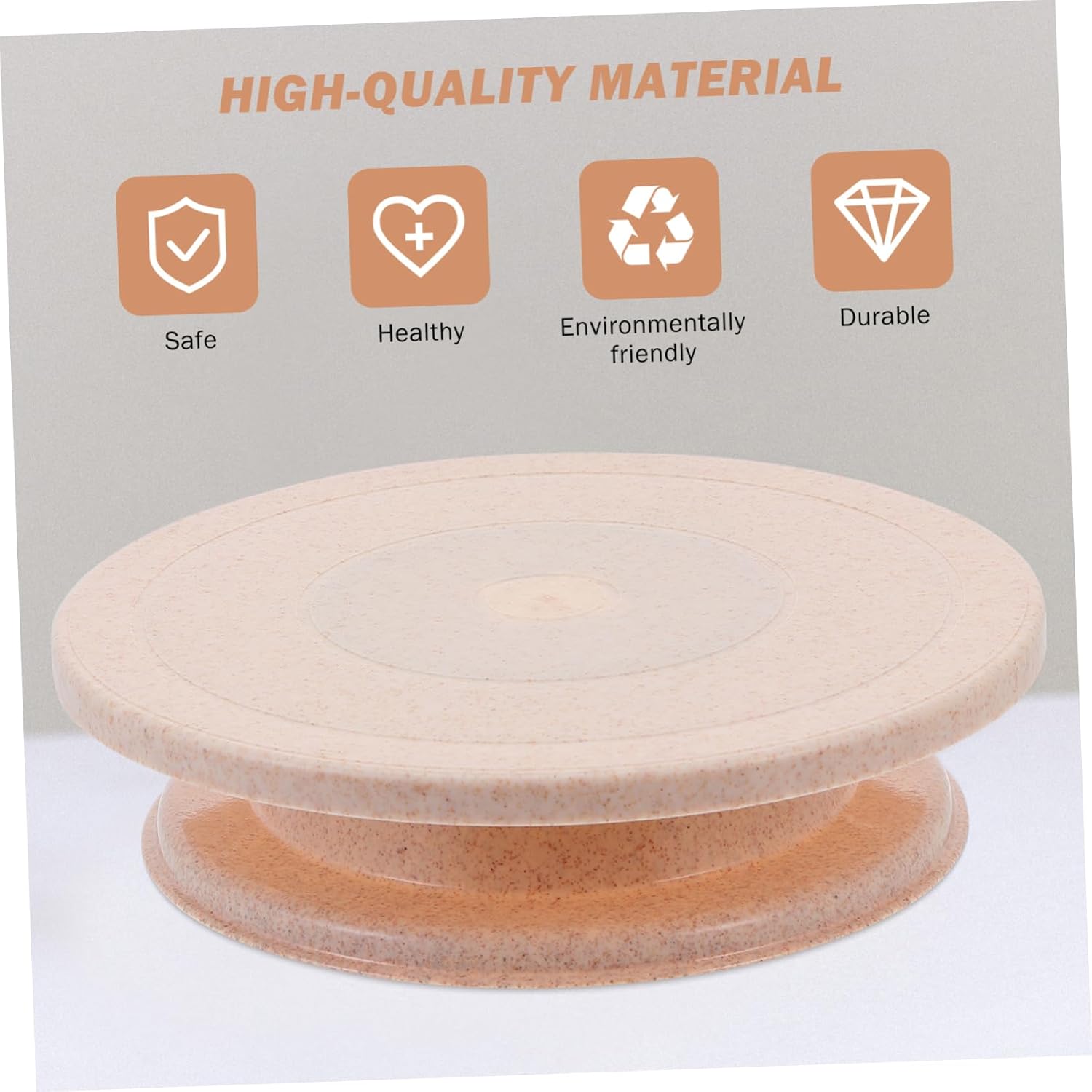 KICHOUSE Rotating Cake Turntable Platform Cake Decorating Workbench Set Quality Decorating Tools