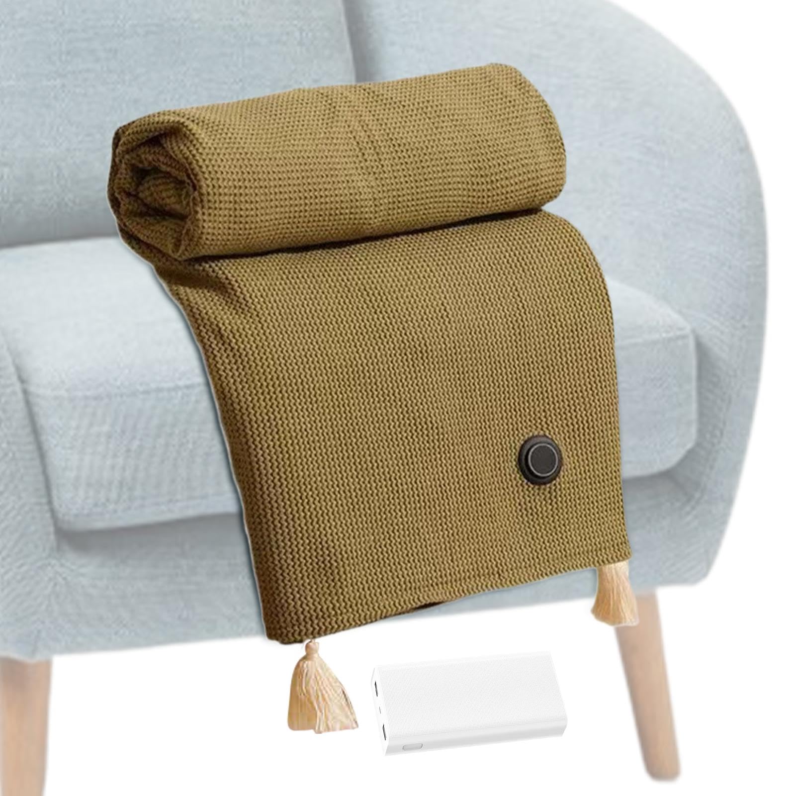 Couverture electrique portable pour soulager le froid corporel sans fil dehors