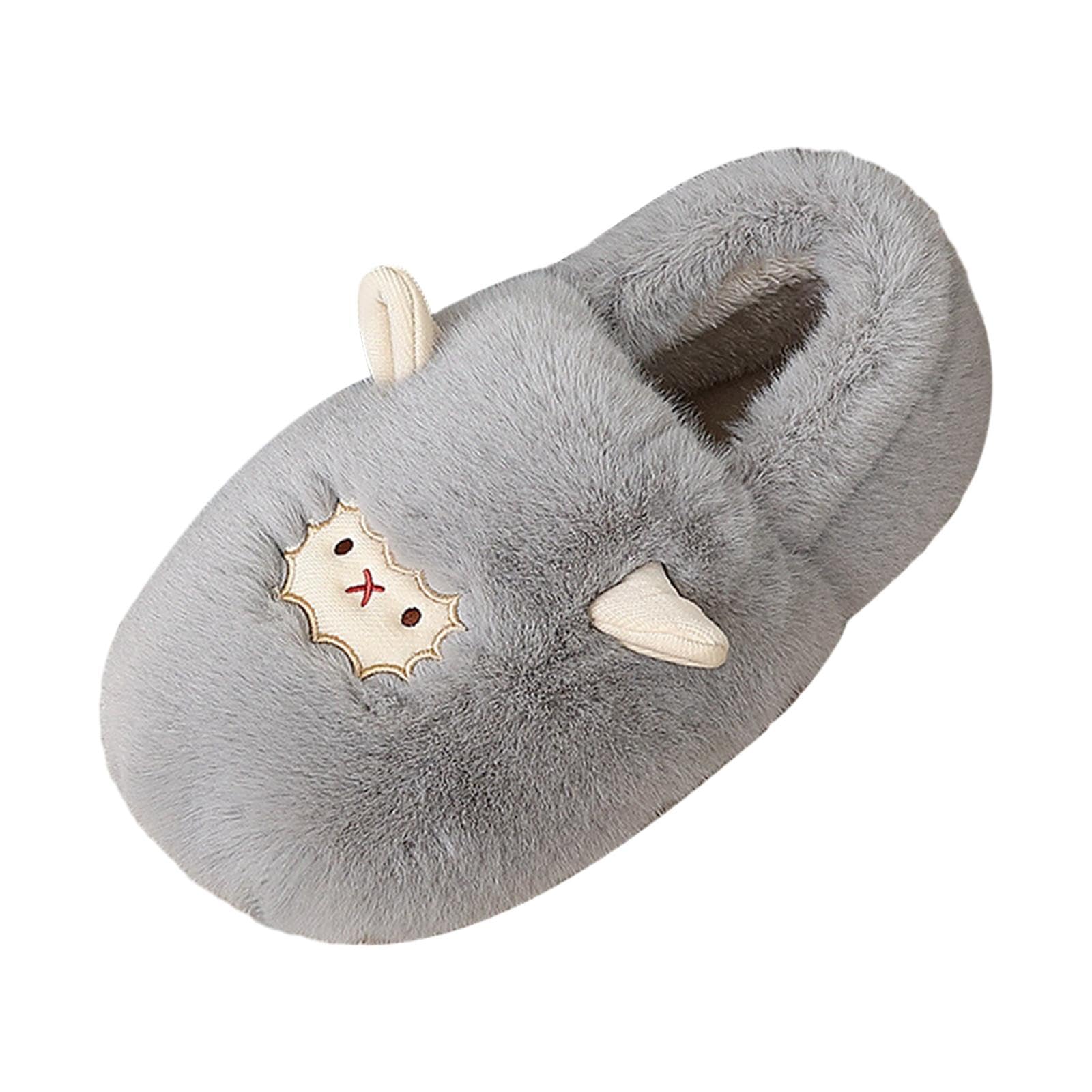 nivaa Winter Slipper Pull on Slippers for Girlfriend Boyfriend Boys Girls Gray 40 to 41-picture-4