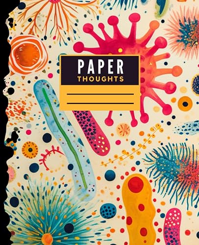 Composition Notebook College Ruled: Biology Vol. #2, Colorful Microscopic World