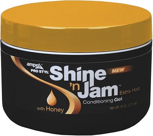 Ampro Shine 'n Jam Gel acondicionador, sujeción extra, 8 onzas (paquete de 7)